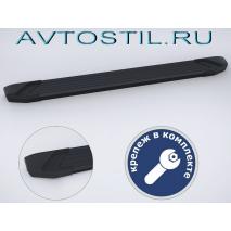 Transit Пороги подножки площадки черные алюминивые 1 шт крепеж в комплекте на раму