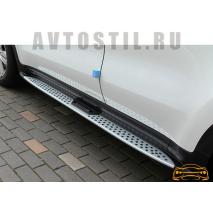 Santa Fe Пороги подножки площадки BMW Style