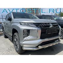 L200 Защита переднего бампера труба 76 мм нержавейка G