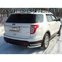 Explorer Защита задняя уголки двойные 76/42 мм нержавейка