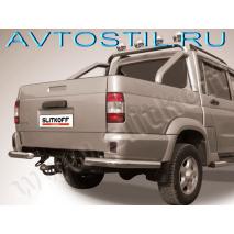 Uaz Patriot Pickup Защита заднего бампера углы 76 мм нержавейка