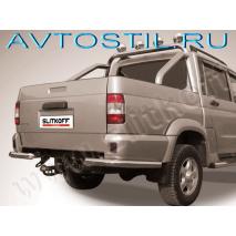 Uaz Patriot Pickup Защита заднего бампера уголки 60 мм нержавейка