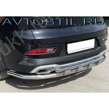 Prime Защита заднего бампера угловая двоная большая d60/42 с перемычками