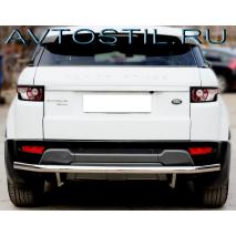 Evoque Prestige 2011 Защита заднего бампера длинная 60 мм