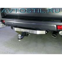 Prado 120 Фаркоп ТСУ с надписью PRADO нержавейка квадрат