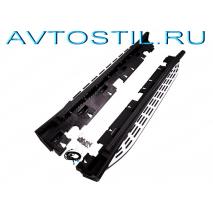 GLE W167 2023 Пороги подножки площадки OEM Style с подсветкой крепеж в комплекте
