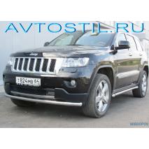 Grand Cherokee Защита переднего бампера труба 57 мм нержавейка