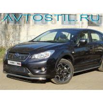 SUBARU XV 2012-2016 Защита передняя нижняя труба 42 мм нержавейка
