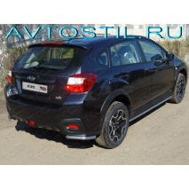 SUBARU XV 2012-2016 Защита задняя уголки короткие 42 мм нержавейка