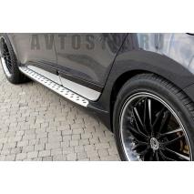 Santa Fe Пороги подножки площадки BMW Style крепеж в комплекте