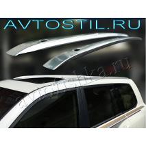 TOYOTA LAND CRUISER PRADO 150 STYLE 2019 Рейлинги продольные дизайн Lexus хром