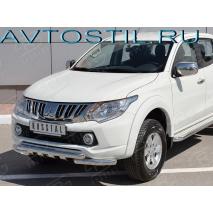 L200 Triton Передняя защита труба 60 мм нержавейка Groender