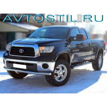 Tundra 2007-2013 Защита переднего бампера труба 76 мм нержавейка