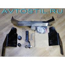 Land Cruiser 200 Фаркоп ТСУ надпись Land Cruiser съемный квадрат нержавейка