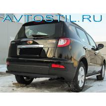 X7 2016 Защита заднего бампера труба одинарная d57 черная