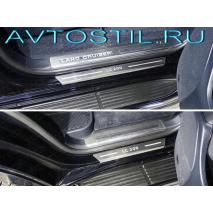 Land Cruiser 200 Накладки на пороги надпись LC 200 4 шт нержавейка