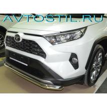 RAV4 Защита передняя бампера труба 60 мм нержавейка