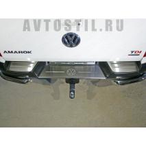 Amarok Накладки на задний бампер логотип Volkswagen