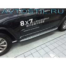 Grand Cherokee Пороги подножки площадки BMW Style