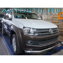 Amarok Защита переднего бампера труба 60 мм нержавейка