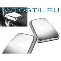 H2 2002-2008 Накладки на воздухозаборники под лобовым стеклом боковые хромированные