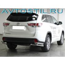 Highlander Задняя защита уголки двойные 60/53 мм нержавейка короткие