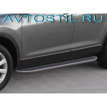 CX-9 Пороги подножки площадки с резиновой накладкой Premium