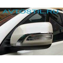 Land Cruiser 200 2012 Накладки на зеркала молдинги хром в стиле Executive