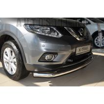 X-Trail Защита переднего бампера труба 60 мм нержавейка