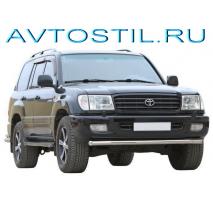 Land Cruiser 100 Передняя защита труба 60 мм нержавейка