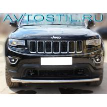 Grand Cherokee Защита переднего бампера труба 60 мм нержавейка