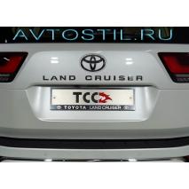 Land Cruiser 300 Рамка номерного знака надпись 2 шт нержавейка
