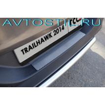 Cherokee Накладка на задний бампер декоративная нержавейка