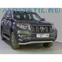 Prado 150 Защита передняя волна 76 мм нержавейка