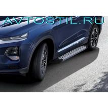 Santa Fe Пороги подножки площадки BMW Style