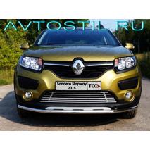Stepway 2014 Решетка радиатора нижняя 12 мм нержавейка