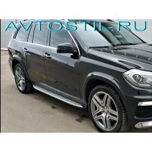 GL-Class X166 2013 Пороги подножки площадки BMW Style