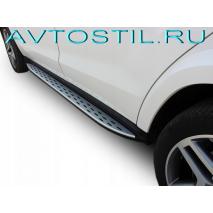 GLС Х253 2019 Пороги подножки площадки OEM Style