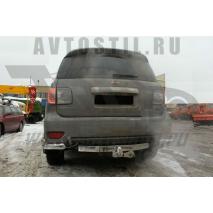 Patrol Y62 Фаркоп ТСУ с накладкой из нержавеющей стали