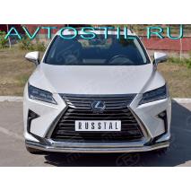 RX 300 Защита переднего бампера труба 57 мм нержавейка короткая