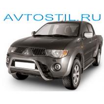 Pajero Sport Защита переднего бампера кенгурятник 60 мм нержавейка