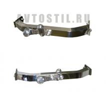 Land Cruiser 100 Фаркоп ТСУ с накладкой из нержавеющей стали