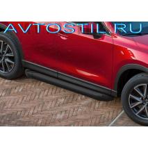 CRV Пороги подножки площадки черные