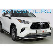 Highlander Защита переднего бампера труба 42 мм нержавейка