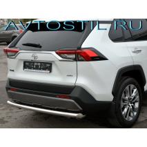 RAV4 Защита задняя бампера труба 60 мм нержавейка