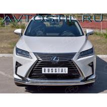 RX 300 Защита переднего бампера труба двойная d6/43 нержавейка