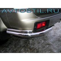 Pajero Sport Задняя защита углы двойные 57/42 мм нержавейка