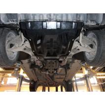 Touareg Защита картера и КПП V-все, кроме 4,1D композит 10 мм из 2х частей