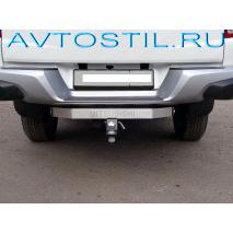 L200 Фаркоп ТСУ с накладкой из нержавейки с бампером