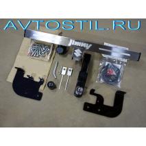 Jimny 2012 Фаркоп ТСУ с накладкой из нержавеющей стали съемный квадрат